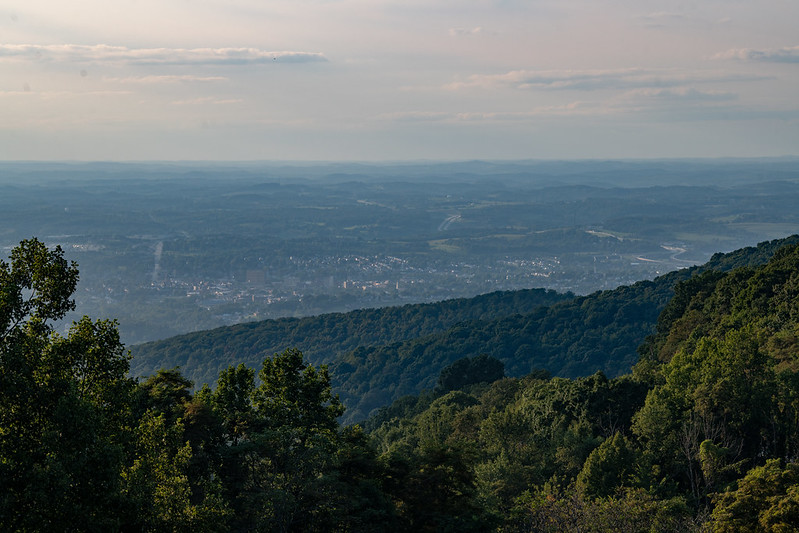 Uniontown, Pennsylvania, the birthplace of George C. Marshall, as seen from nearby Farmington, on Sept. 3, 2021. USDA Photo Media by Lance Cheung.