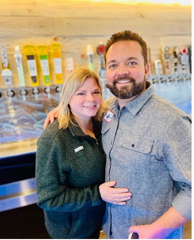 Shelly and Dave Gardner, Max Taps cofounders and owners. Photo by Max Taps Co., February 2022.