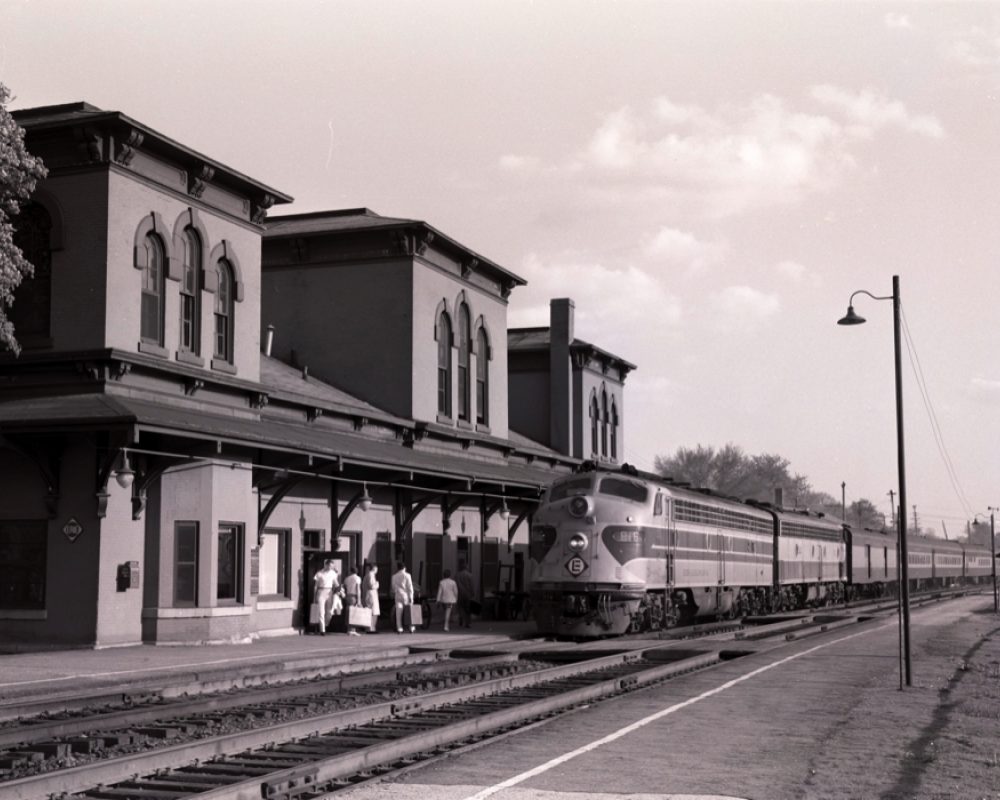 The Erie Depot in Kent, Ohio first opened its doors on June 1, 1875. It is stop No. 6 along "The History of Industry in Kent, Ohio" StoryMap walking tour. Photo courtesy of the Kent Historical Society & Museum.