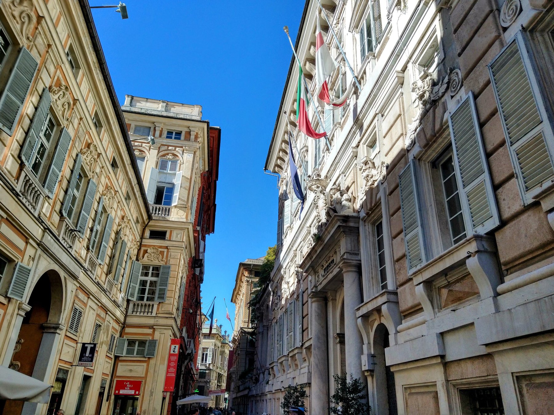 Genoa, Italy from the street.
