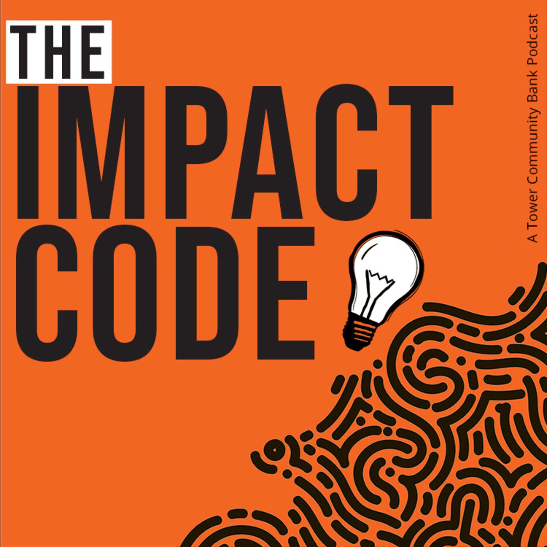 The Impact Code Podcast logo.