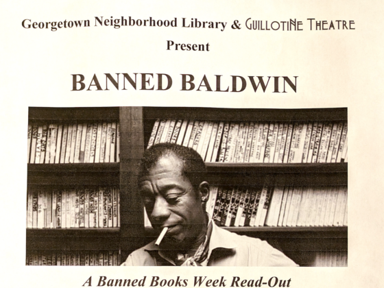 During Banned Books Week, the public libraries in Washington DC had readings of James Baldwin's banned works.