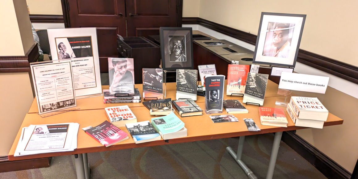 Inside the Georgetown library in Washington DC.