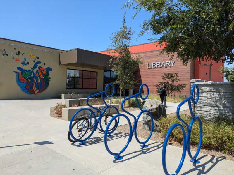 Library building on a sunny day in San Diego.